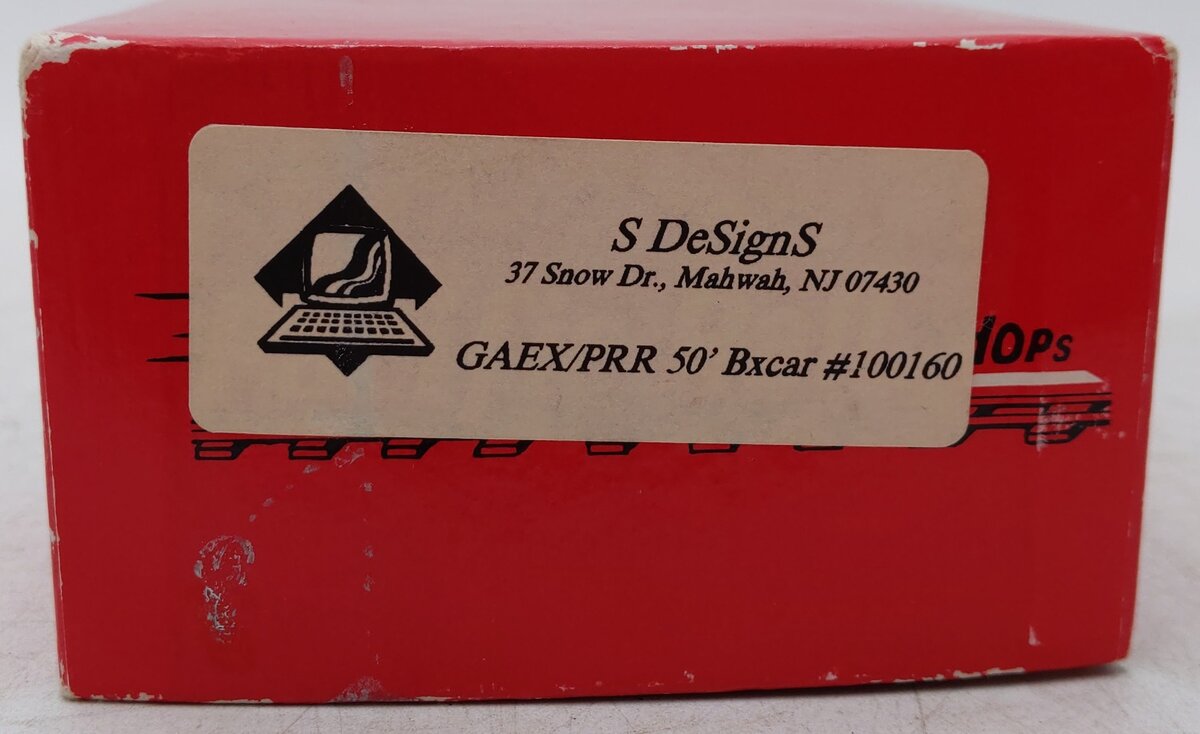 Pacific Rail S Scale GATX Corporation Boxcar #100160 EX