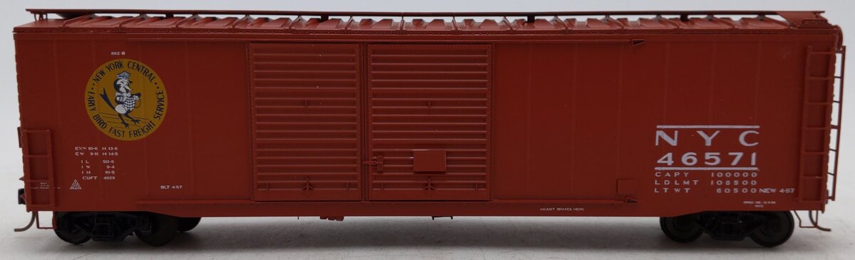 Pacific Rail S Scale 1991 NASG Convention Car NYC Early Bird Box Car #46571 EX/Box