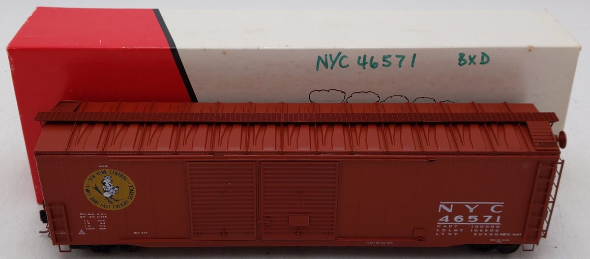 Pacific Rail S Scale 1991 NASG Convention Car NYC Early Bird Box Car #46571 EX/Box