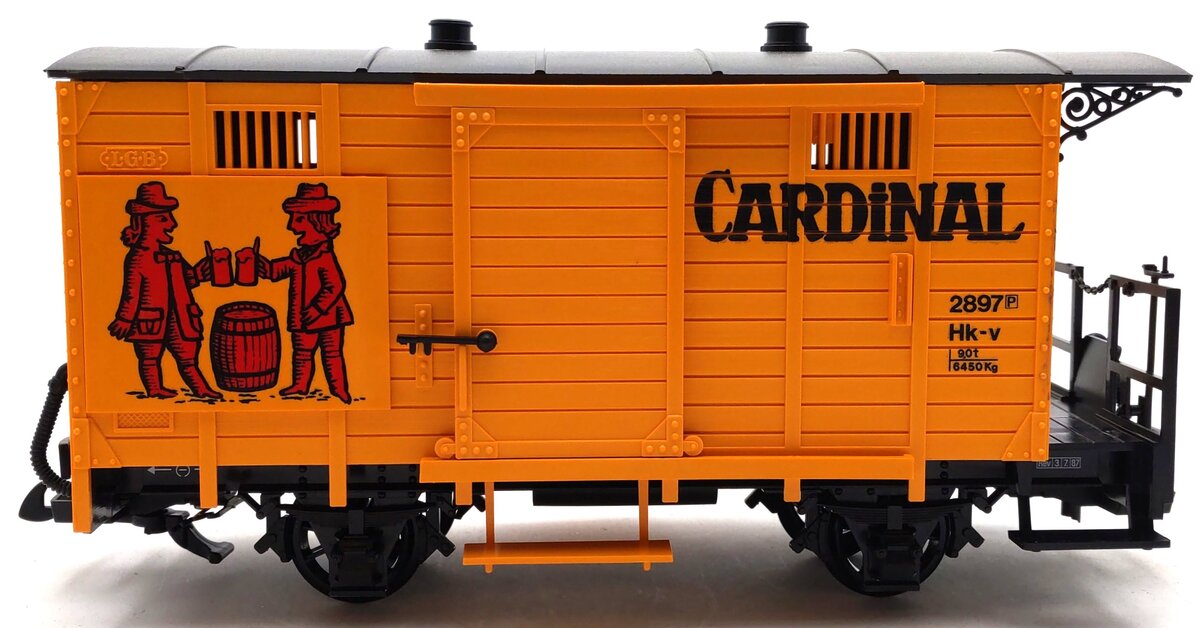 LGB 4034 G Scale Cardinal Beer Boxcar LN/Box