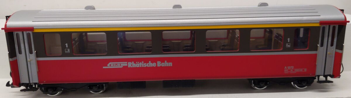 LGB 3067 G Scale Swiss 1st Class Rhatische Bahn Passenger Car-Metal Wheels EX/Box