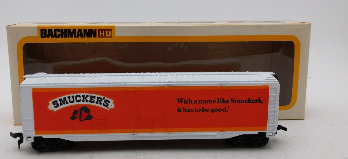 Bachmann 43-1010-C6 HO Smuckers 51' Steel Box Car LN/Box