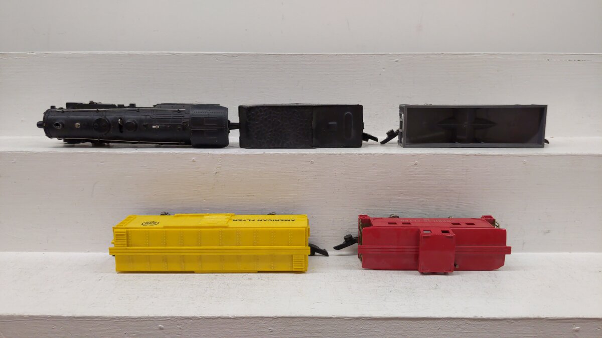 American Flyer 490T Vintage S Steam Set w/300AC, 639, 640, 638 (Loco/Cars only)/Box