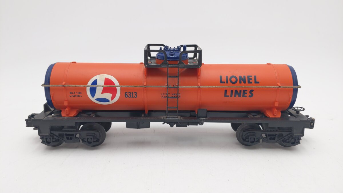 Lionel 6-6313 O Gauge Lionel Lines Single Dome Tank Car EX