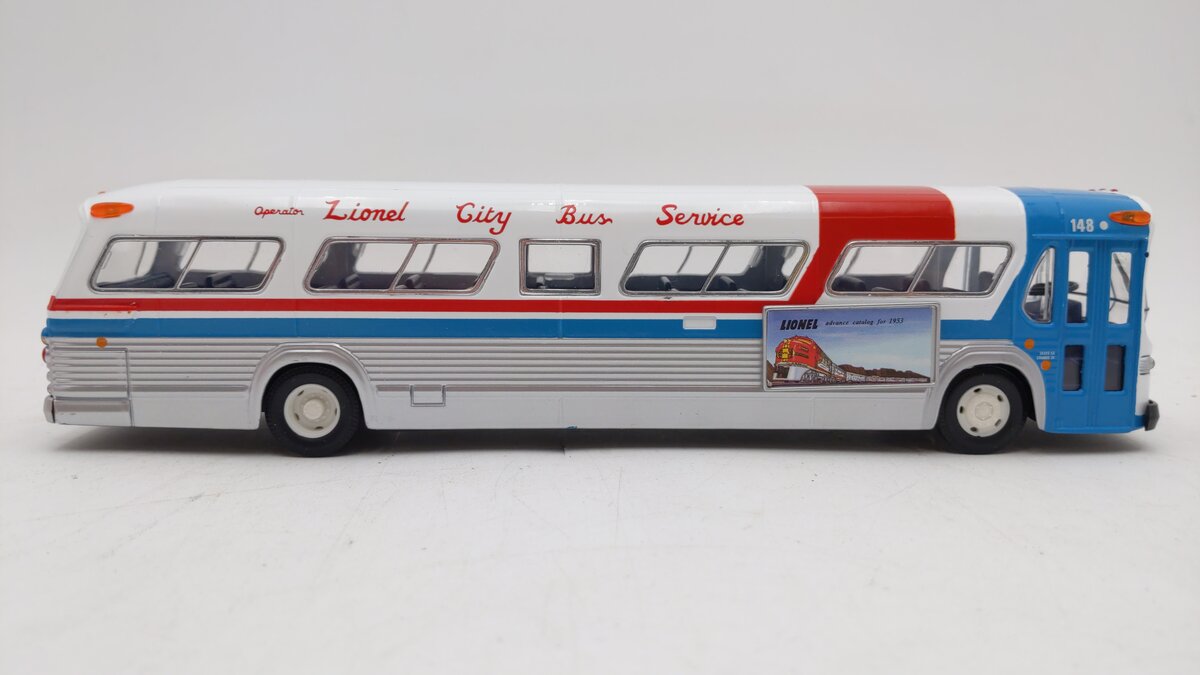 Corgi 54401 1:50 Lionel City Bus Services GM 5301 Fishbowl Bus LN/Box