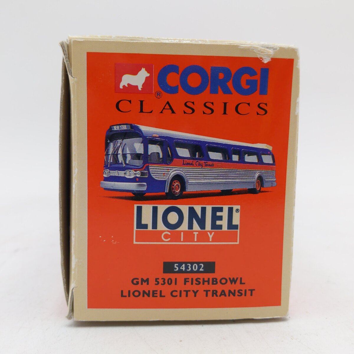 Corgi 54302 1:50 Lionel City Transit GM 5301 Fishbowl Bus LN/Box