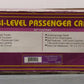 MTH 20-6558 O Chicago & North Western Bi-Level Passenger Car Set (Set of 4) VG/Box