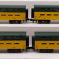 MTH 20-6558 O Chicago & North Western Bi-Level Passenger Car Set (Set of 4) VG/Box