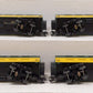 MTH 20-6558 O Chicago & North Western Bi-Level Passenger Car Set (Set of 4) VG/Box