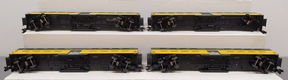 MTH 20-6558 O Chicago & North Western Bi-Level Passenger Car Set (Set of 4) VG/Box