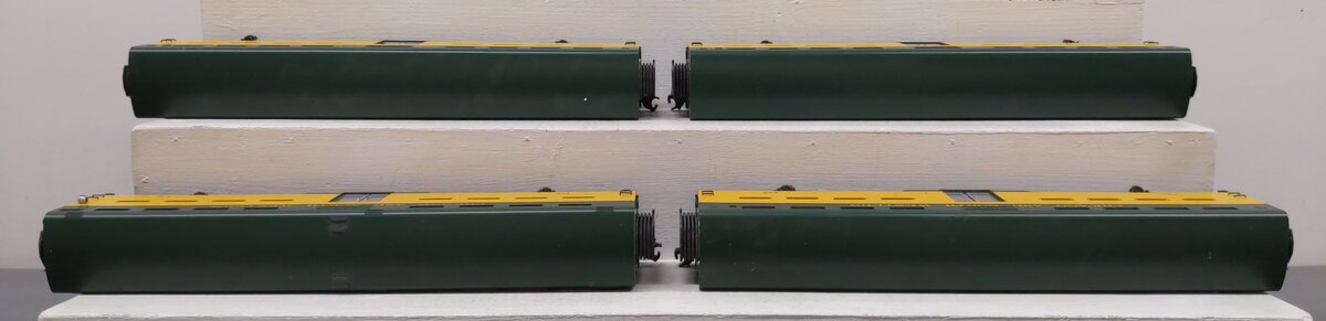 MTH 20-6558 O Chicago & North Western Bi-Level Passenger Car Set (Set of 4) VG/Box