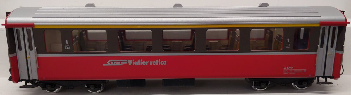LGB 3067 G Scale Swiss 1st Class Rhatische Bahn Passenger Car (Metal Wheels) EX/Box