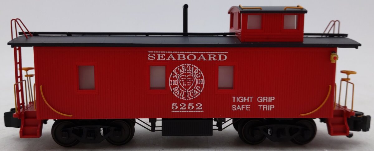 American Models 7534 S Gauge Seaboard Air Line Caboose #5252 (Hi-Rail) EX/Box