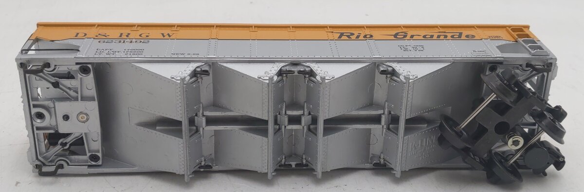 K-Line K623-1492 O Gauge Denver & Rio Grande Western Diecast Hopper VG