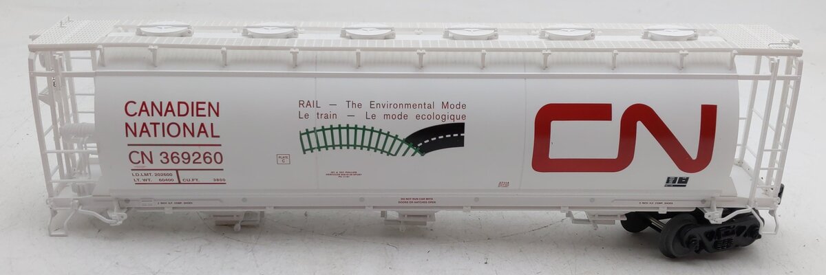 Lionel 6-27114 O Gauge Canadian National Cylindrical Hopper #369260 VG