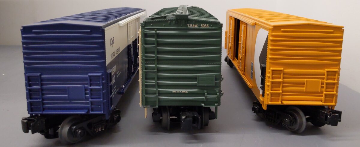 MTH & Others O Gauge Assorted Freight Cars #5036 #180 #166550 [3] LN