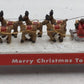 K-Line K691-7402 O Gauge Santa & 9 Reindeer Flatcar #121350 EX