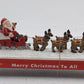 K-Line K691-7402 O Gauge Santa & 9 Reindeer Flatcar #121350 EX
