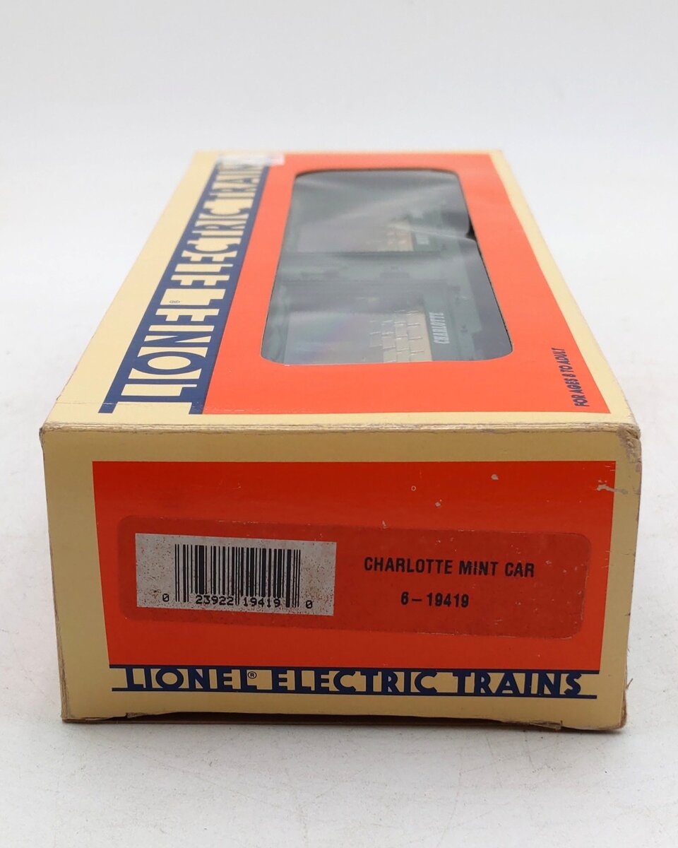 Lionel 6-19419 O Gauge Charlotte Mint Car EX/Box