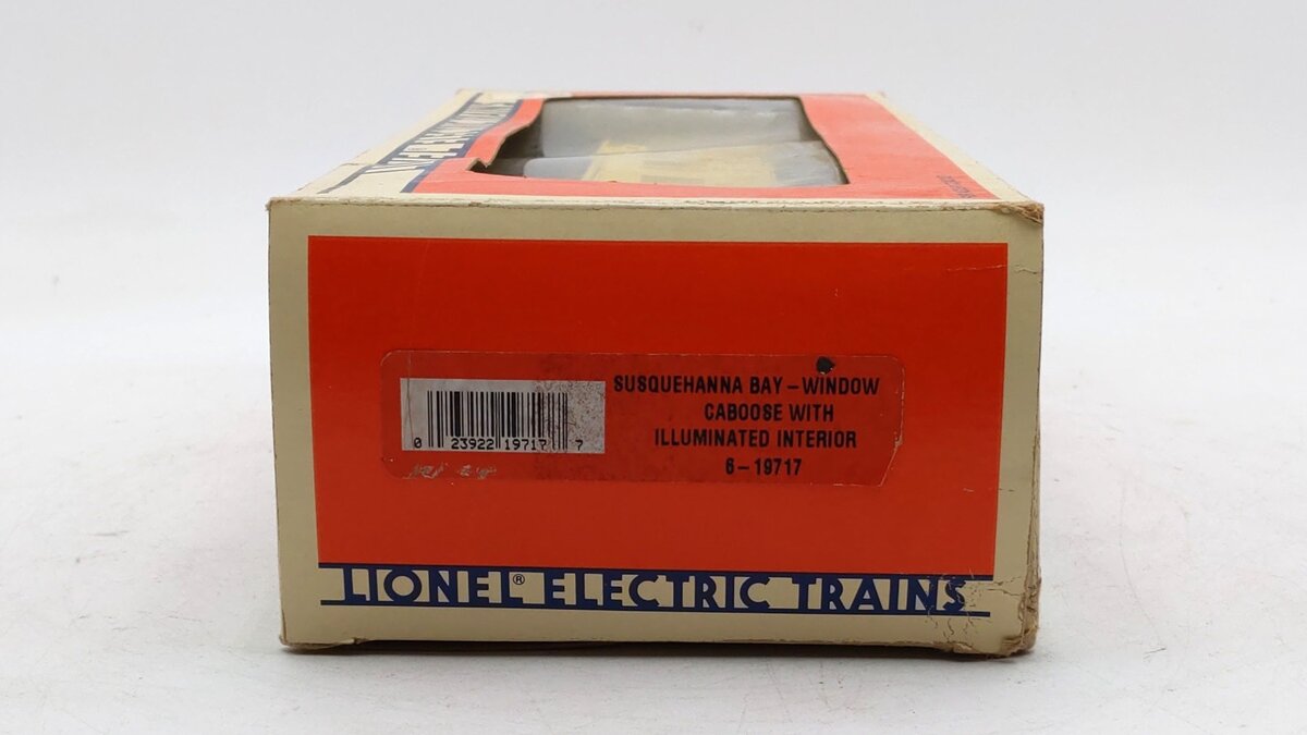 Lionel 6-19717 O Gauge Susquehanna Bay Window Caboose with Illuminated Interior VG/Box