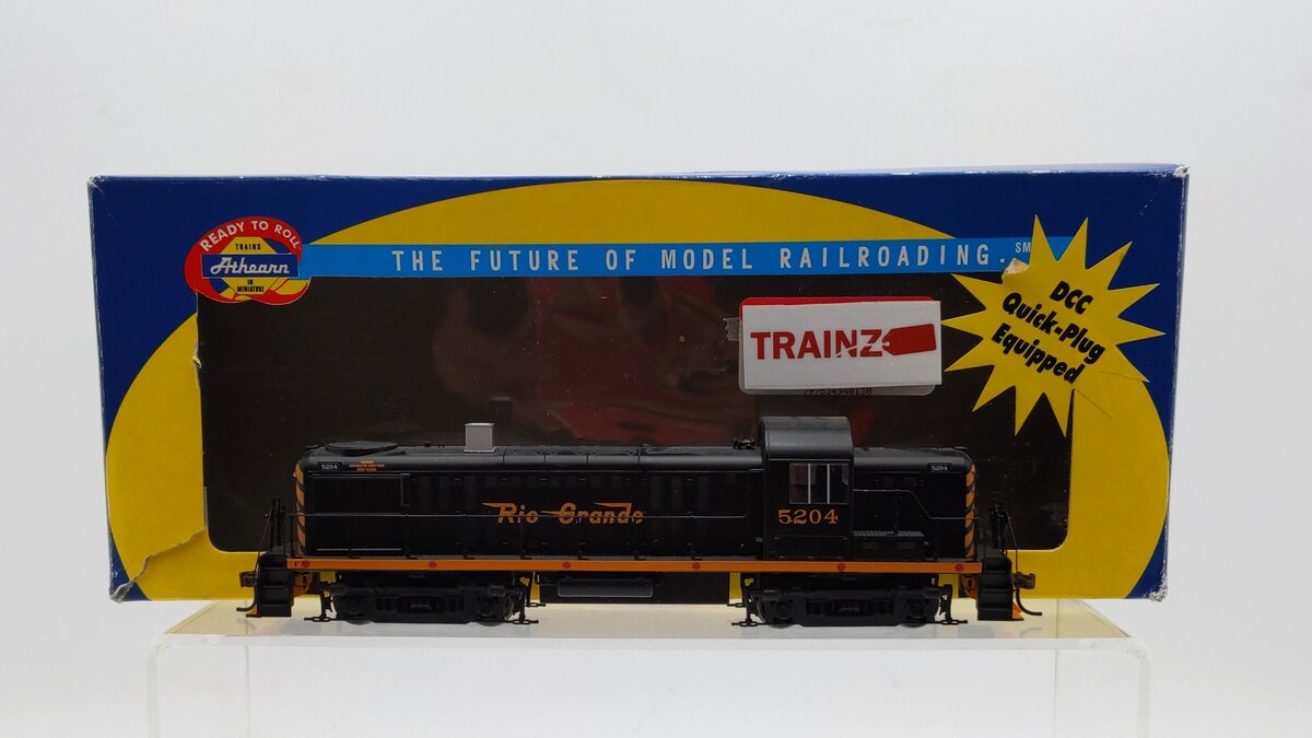 Athearn 94013 HO Denver & Rio Grande West Alco RS-3 Diesel Locomotive #5204 LN/Box