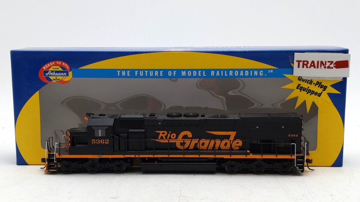 Athearn 95106 HO Scale Rio Grande SD40T-2 Diesel Locomotive #5362 EX/Box