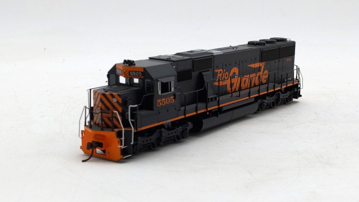 Athearn 80975 HO Scale Denver & Rio Grande Western SD50 Diesel Locomotive #5505 EX/Box