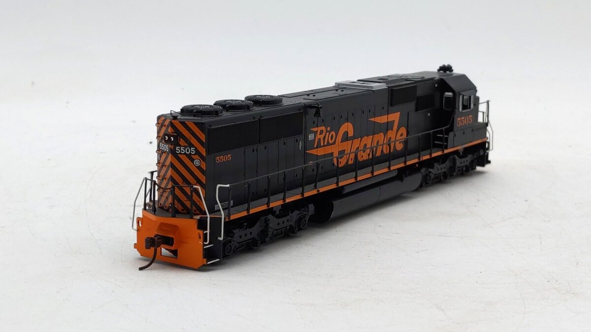 Athearn 80975 HO Scale Denver & Rio Grande Western SD50 Diesel Locomotive #5505 EX/Box