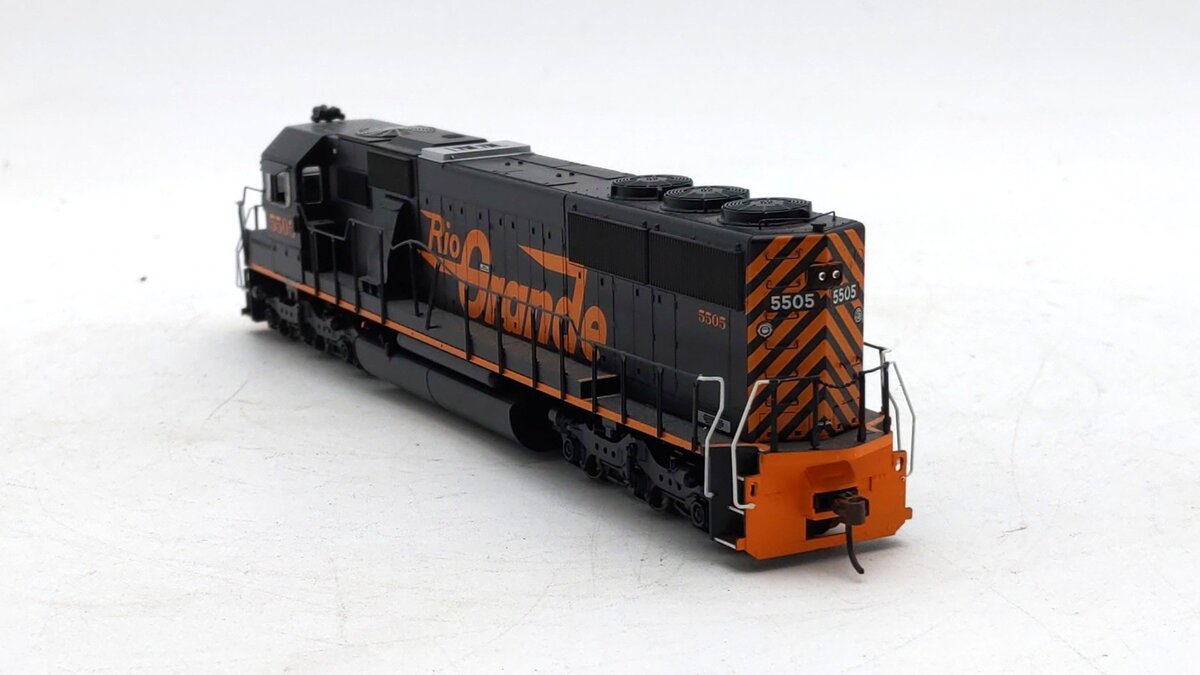 Athearn 80975 HO Scale Denver & Rio Grande Western SD50 Diesel Locomotive #5505 EX/Box