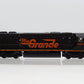 Athearn 80974 HO Scale Denver & Rio Grande Western SD50 Diesel Locomotive #5502 EX/Box