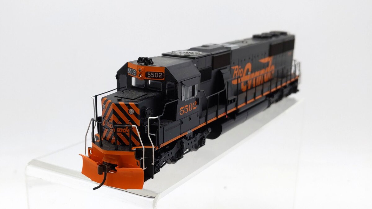Athearn 80974 HO Scale Denver & Rio Grande Western SD50 Diesel Locomotive #5502 EX/Box