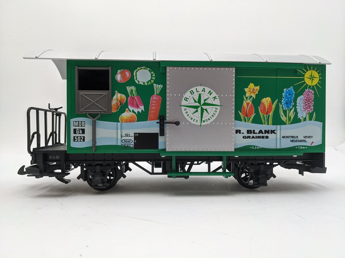 LGB 4128 G Scale R. Blank Graines End Car EX/Box
