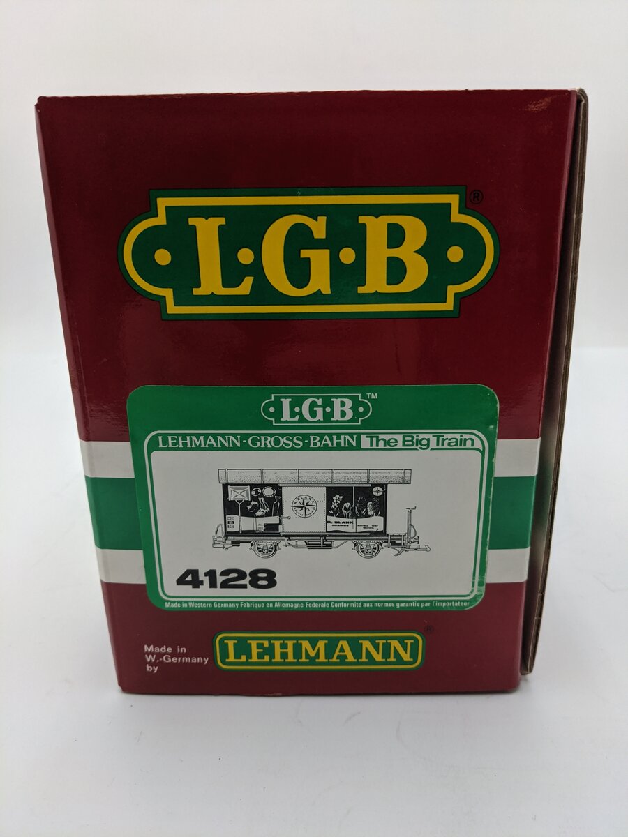 LGB 4128 G Scale R. Blank Graines End Car EX/Box