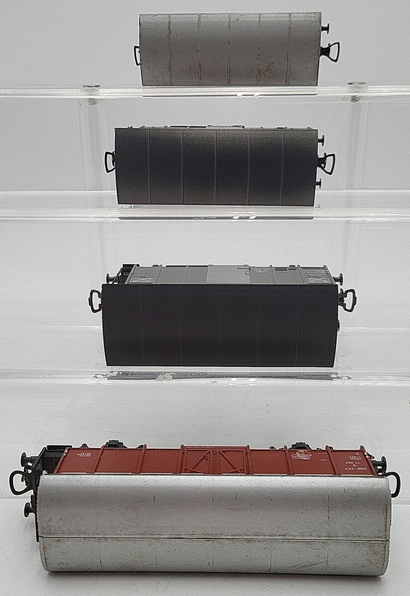 Liliput HO Scale SBB Freight Car Assortment: 24755, 30417, 71002 [4] VG
