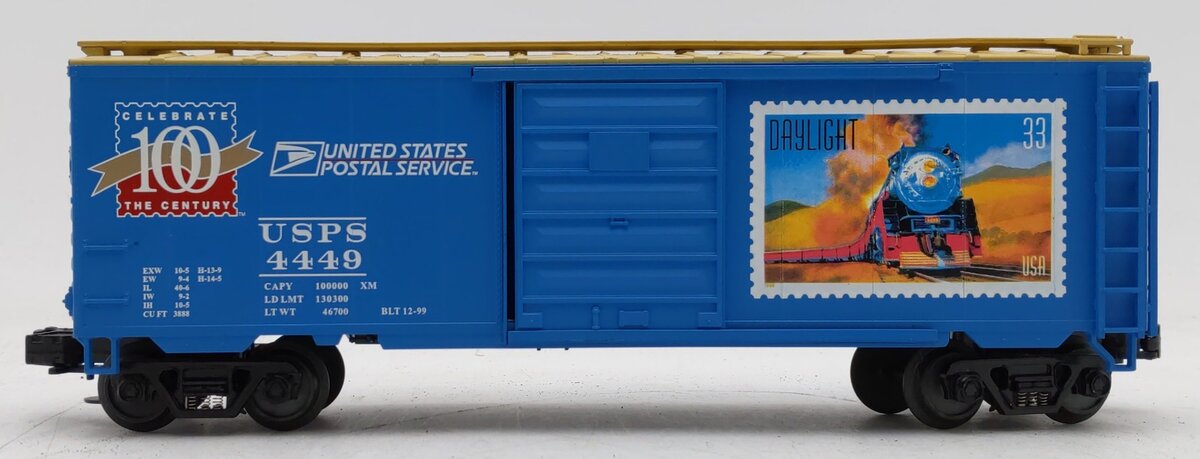MTH 20-93040 O Gauge USPS Post Office Boxcar #4449 EX