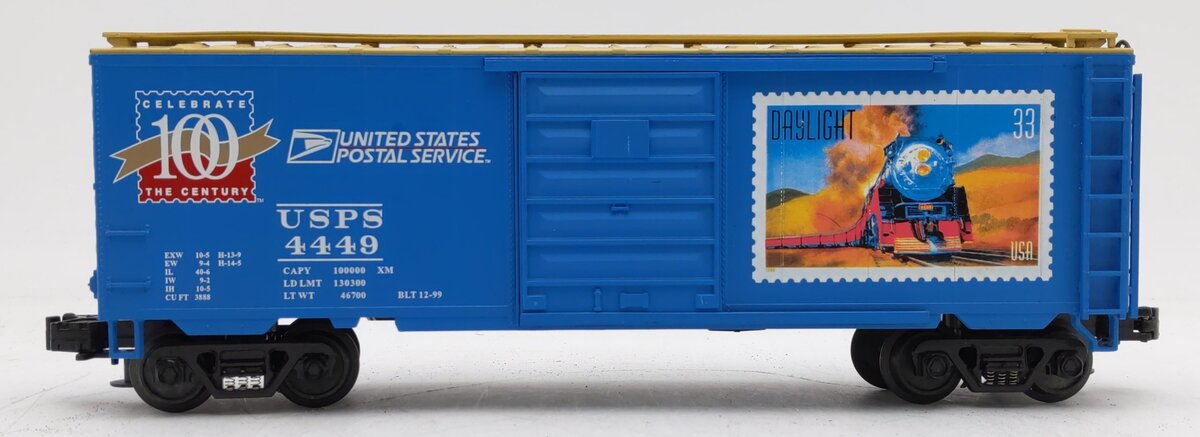 MTH 20-93040 O Gauge USPS Post Office Boxcar #4449 EX