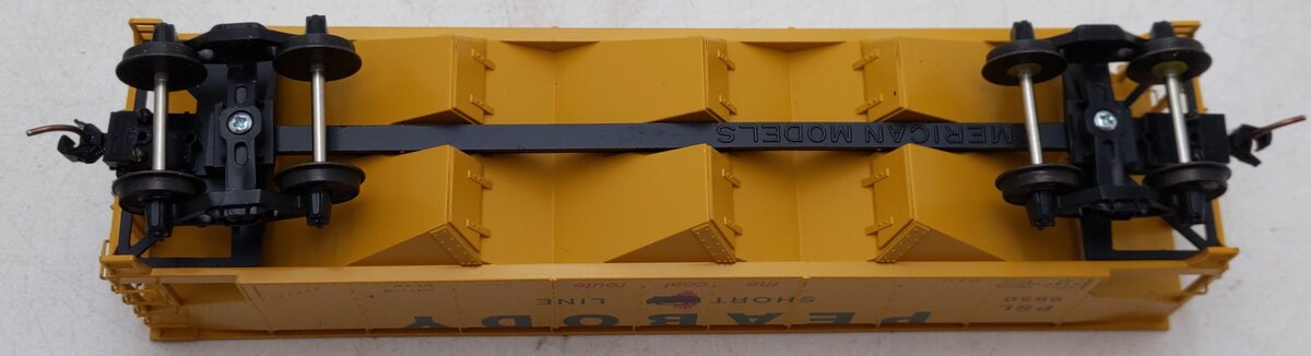 American Models 3372 S Scale Peabody Short Line Open Hopper #9650 (Hi-Rail) EX/Box
