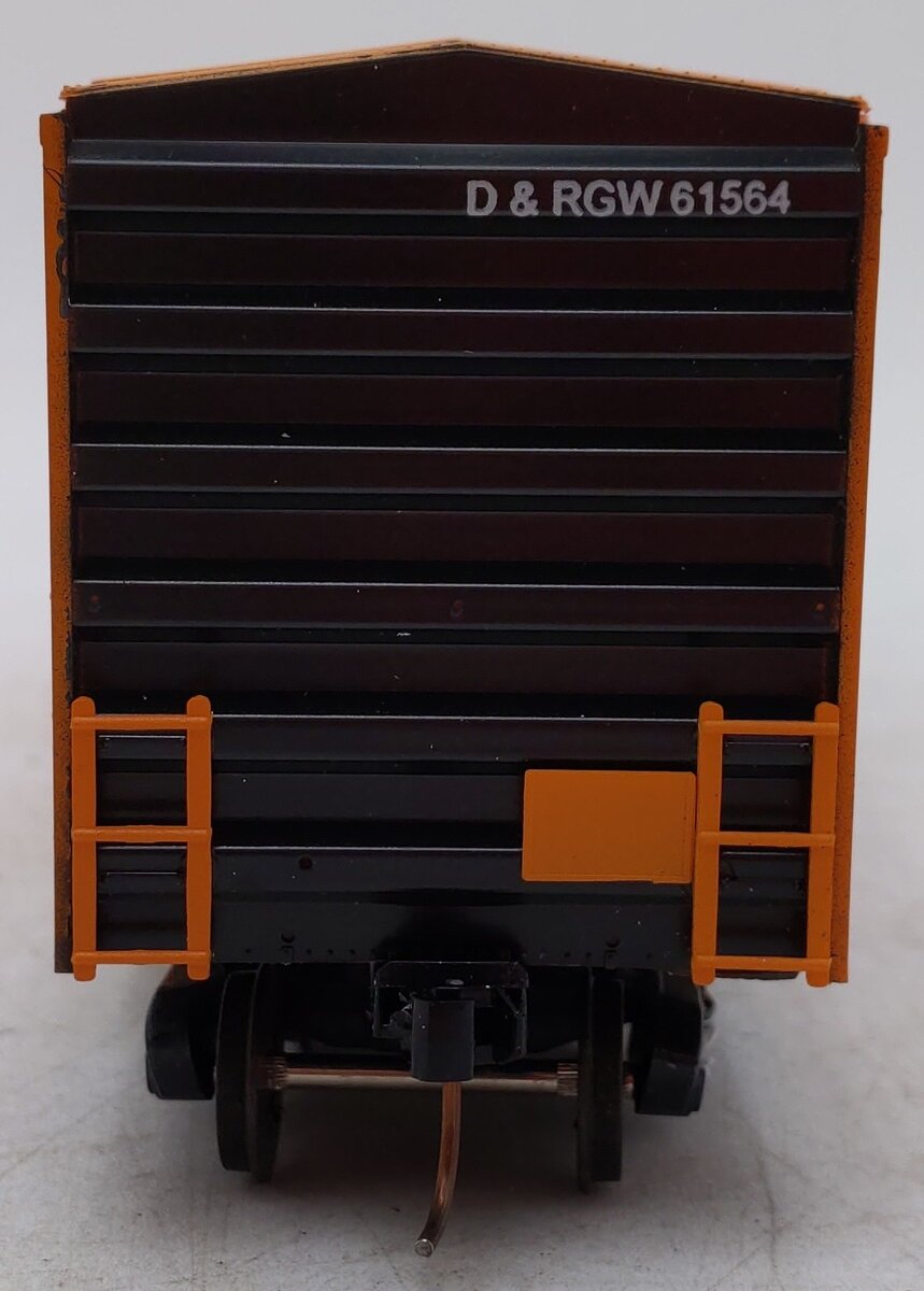 American Models 5009 S Gauge D&RGW ACF 50ft Rib-Sided Boxcar #61564 (Hi-Rail) EX/Box