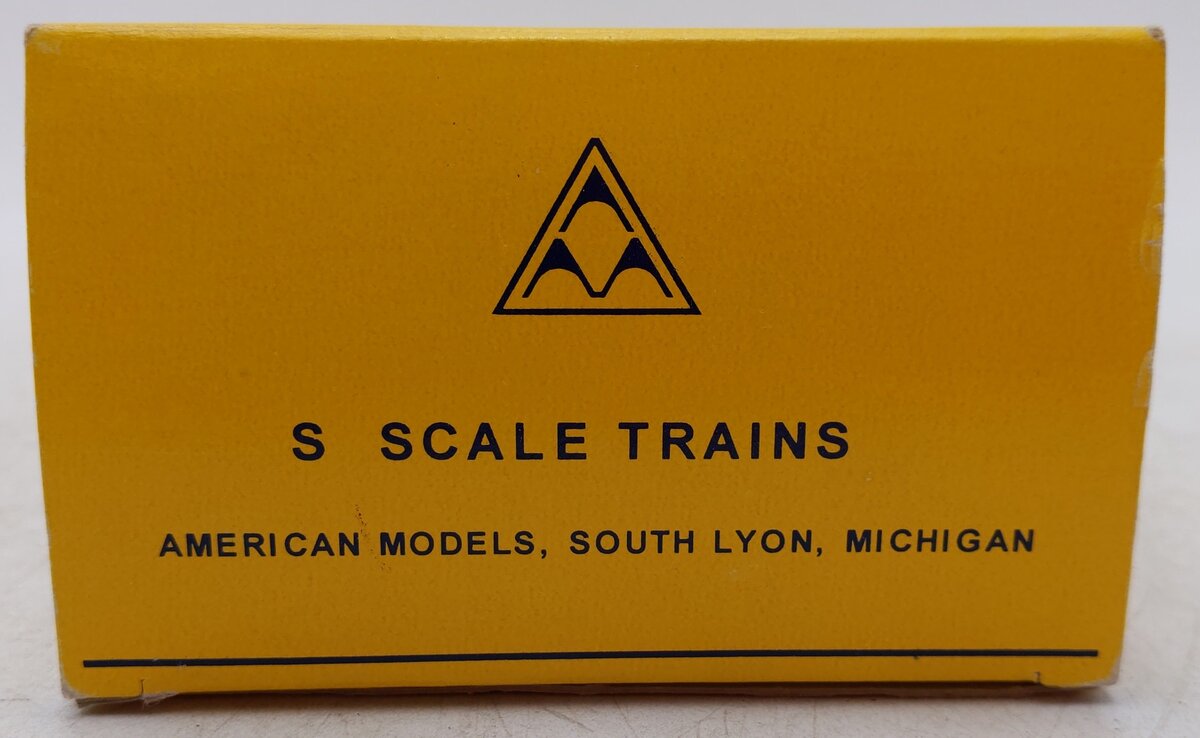 American Models 5009 S Gauge D&RGW ACF 50ft Rib-Sided Boxcar #61564 (Hi-Rail) EX/Box