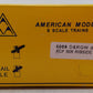 American Models 5009 S Gauge D&RGW ACF 50ft Rib-Sided Boxcar #61564 (Hi-Rail) EX/Box