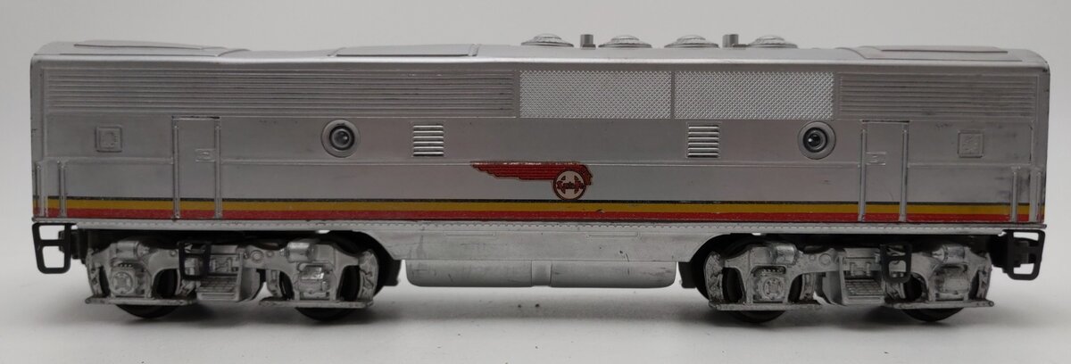 Lionel 2343C Vintage O Santa Fe F-3 Screen Top Non-Pwd. B-Unit Diesel Locomotive VG