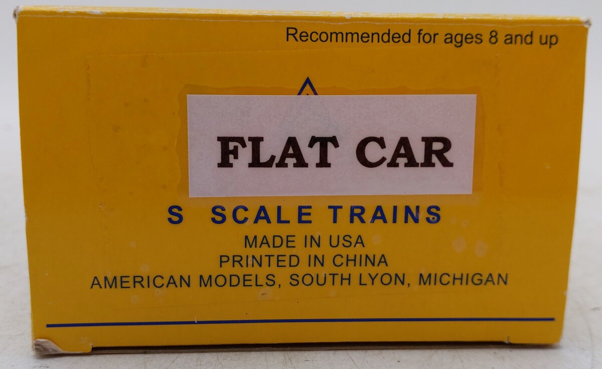American Models 6000 S Gauge Custom Bruce Lead Mines 46' Flatcar #491/Box