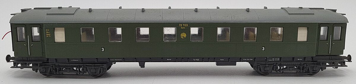 Liliput 285 HO Scale Norm Rader 3rd Class Passenger Car #72 703 EX