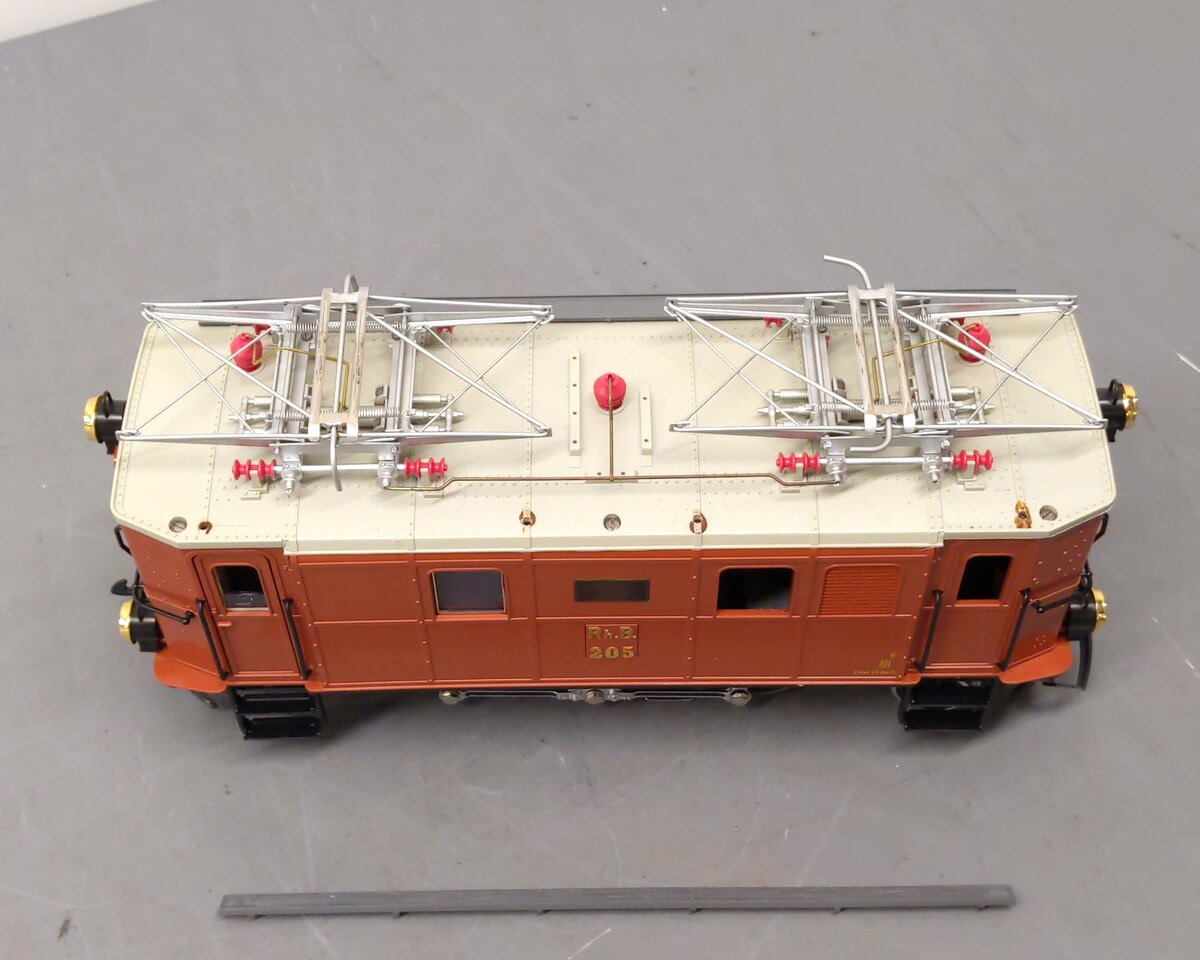 LGB 2045 G Scale RhB Electric Locomotive #205 EX/Box