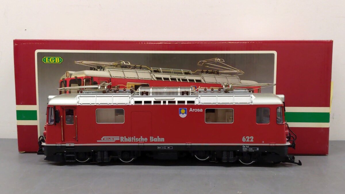 LGB 2043 G Scale Rhatische Bahn Electric Locomotive #622 EX/Box