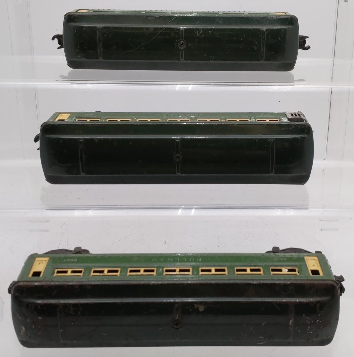 Lionel Vintage O Gauge Tinplate Passenger Cars #2440,2440,2441 [3] VG