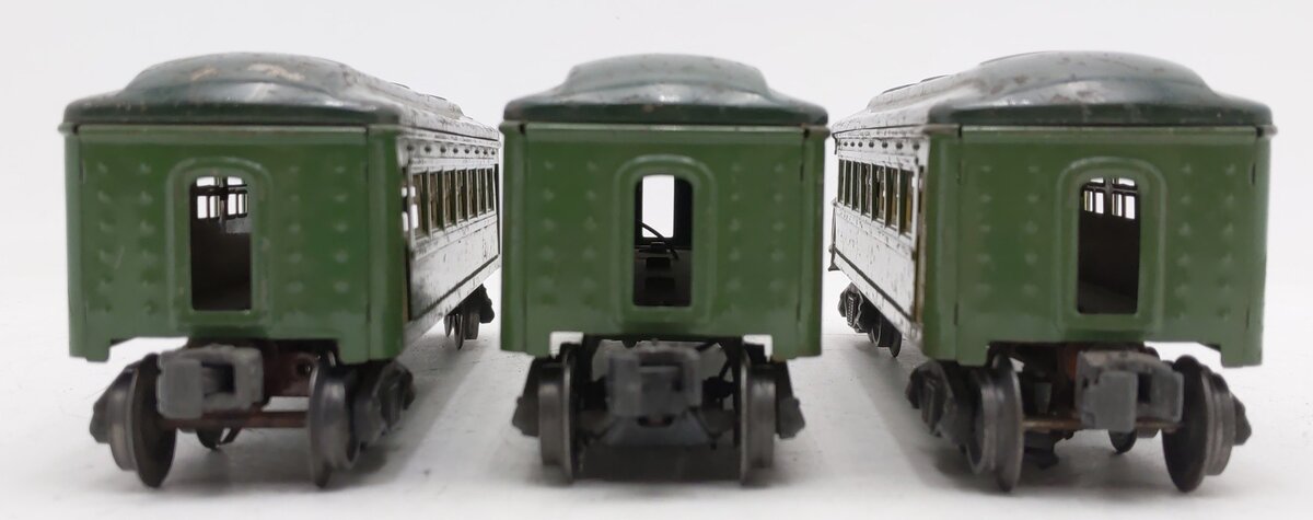 Lionel Vintage O Gauge Tinplate Passenger Cars #2440,2440,2441 [3] VG