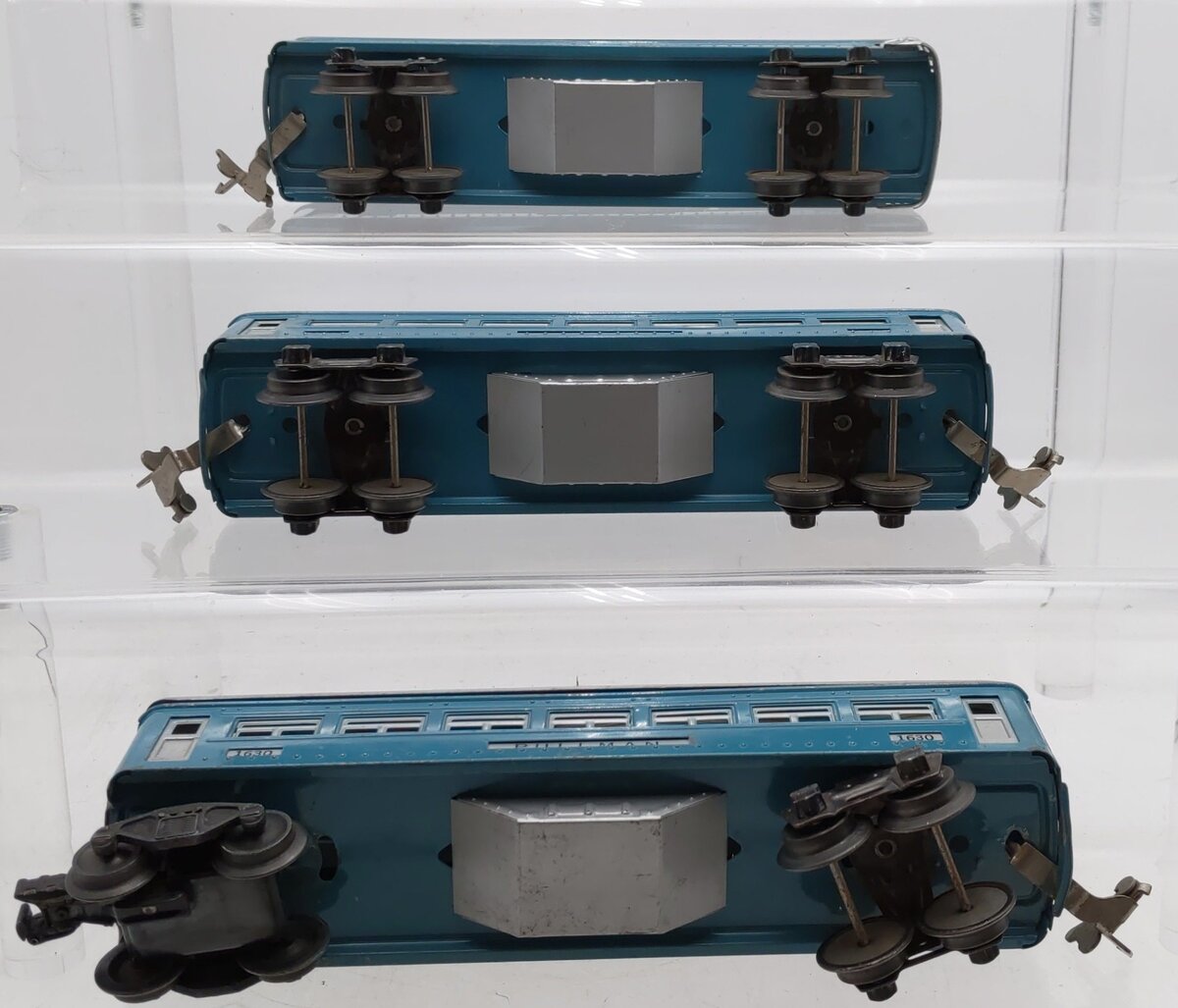Lionel Vintage O Gauge Tinplate Passenger Cars #1630,1630,1631 [3] VG