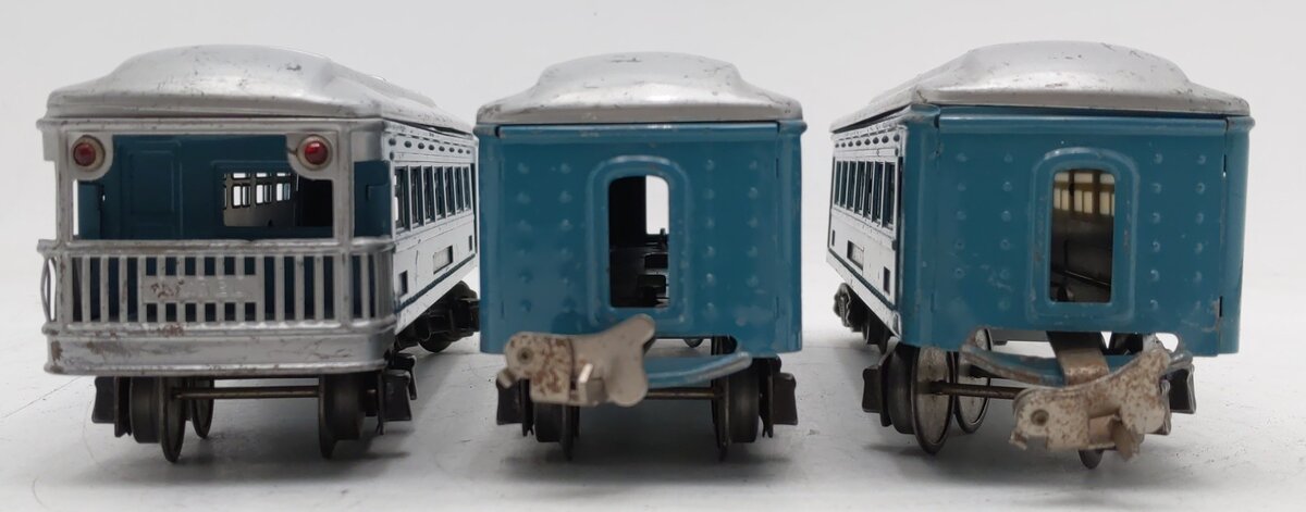 Lionel Vintage O Gauge Tinplate Passenger Cars #1630,1630,1631 [3] VG