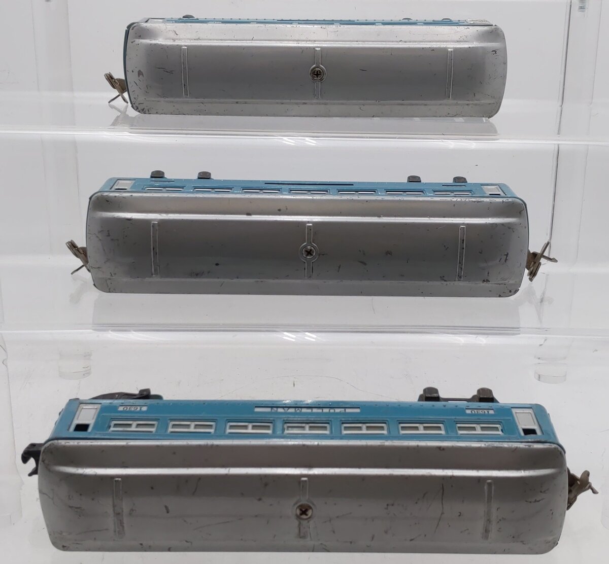 Lionel Vintage O Gauge Tinplate Passenger Cars #1630,1630,1631 [3] VG